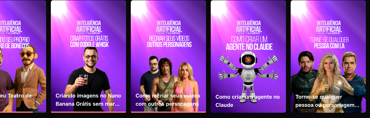 Criação com IA — Inteligência Artificial